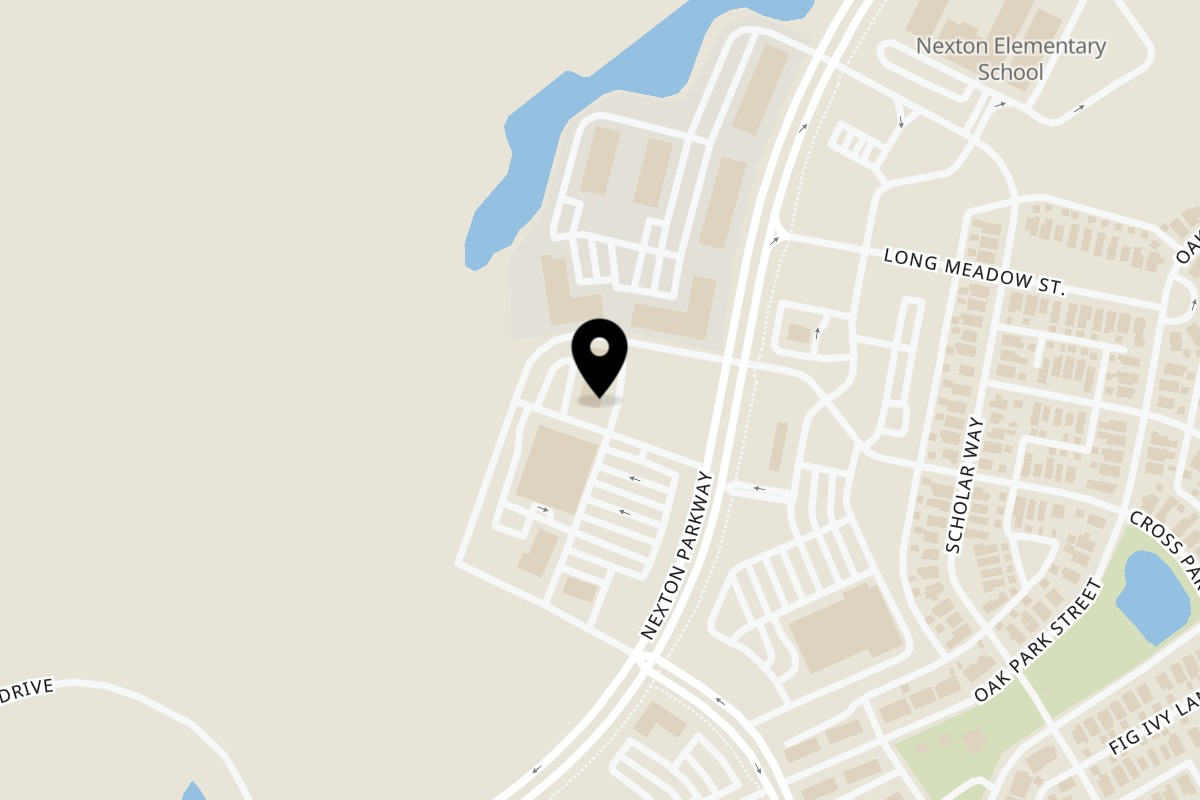 Map showing the location of Woodhaven Pizza Nexton on 1288 Nexton Pkwy #401 in Summerville